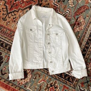 Mavi white denim jacket